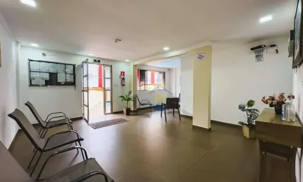 Apartamento com 1 dormitório à venda, 44 m² por r$ 225.000 - tupi - praia grande/sp