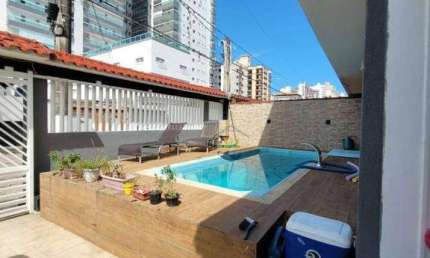 Casa com 3 dormitórios à venda, 123 m² por R$ 960.000 - Ocian - Praia Grande/SP