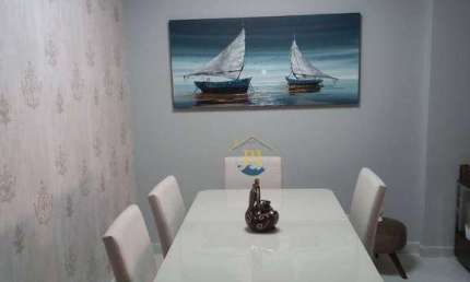 Apartamento com 2 dormitórios à venda, 87 m² por R$ 750.000 - Aviação - Praia Grande/SP