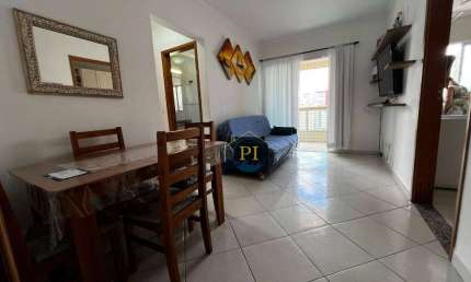 Apartamento com 1 dormitório à venda, 43 m² por R$ 340.000 - Aviação - Praia Grande/SP