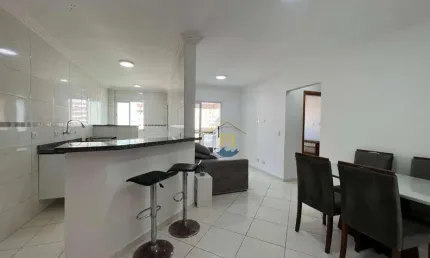 Apartamento com 1 dormitório à venda, 60 m² por R$ 395.000,00 - Aviação - Praia Grande/SP