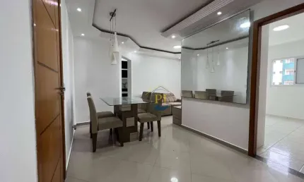 Apartamento com 2 dormitórios à venda, 60 m² por r$ 415.000 - tupi - praia grande/sp