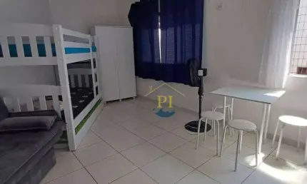 Kitnet com 1 dormitório à venda, 23 m² por r$ 160.000 - canto do forte - praia grande/sp