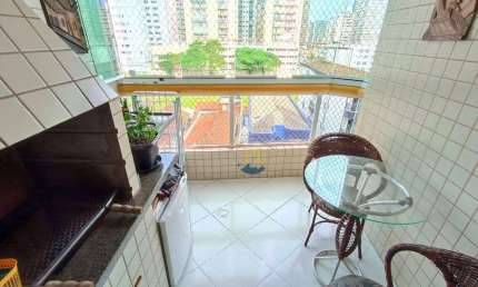 Apartamento com 2 dormitórios à venda, 70 m² por R$ 460.000 - Aviação - Praia Grande/SP