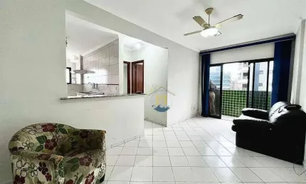 Apartamento com 1 dormitório à venda, 59 m² por R$ 390.000 - Canto do Forte - Praia Grande/SP