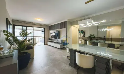 Apartamento com 2 dormitórios à venda, 142 m² por r$ 2.300.000 - canto do forte - praia grande/sp