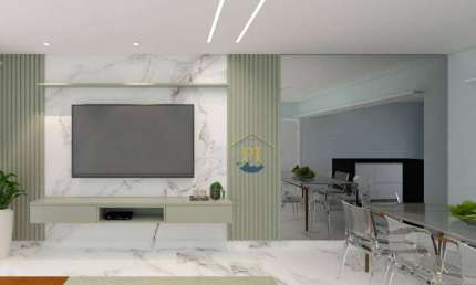 Apartamento com 4 dormitórios à venda, 140 m² por R$ 850.000 - Centro - Mongaguá/SP