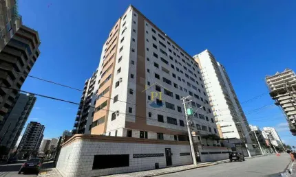 Apartamento com 1 dormitório à venda, 52 m² por r$ 275.000 - tupi - praia grande/sp