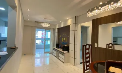 Apartamento com 2 dormitórios para alugar, 77 m² por R$ 3.600/mês - Canto do Forte - Praia Grande/SP