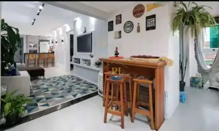 Apartamento com 2 dormitórios para alugar, 72 m² por R$ 6.000/mês - Boqueirão - Praia Grande/SP