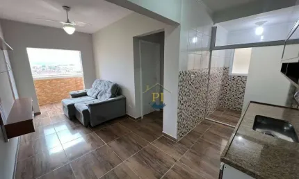 Apartamento com 1 dormitório à venda, 36 m² por r$ 325.000 - maracanã - praia grande/sp