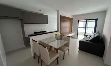 Apartamento com 1 dormitório à venda, 52 m² por R$ 365.000 - Balneário Pires - Praia Grande/SP
