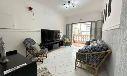 Apartamento com 3 dormitórios à venda, 100 m² por R$ 410.000,00 - Tupi - Praia Grande/SP