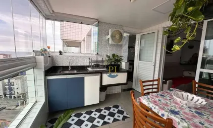Apartamento com 2 dormitórios à venda, 74 m² por r$ 600.000 - vilamar - praia grande/sp