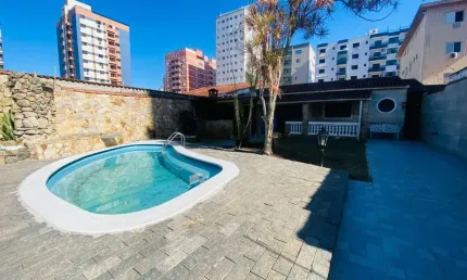 Casa com 3 dormitórios para alugar, 80 m² por r$ 6.000/mês - tupi - praia grande/sp
