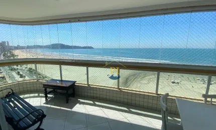 Apartamento com 3 dormitórios à venda, 173 m² por R$ 1.600.000,00 - Vila Guilhermina - Praia Grande/SP