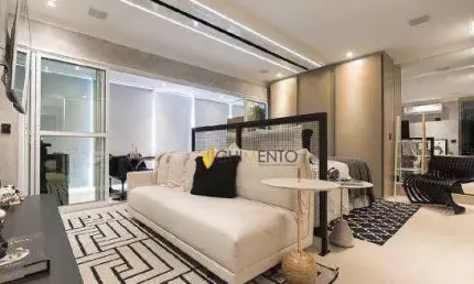 Apartamento com 1 dormitório à venda, 56 m² por r$ 895.000,00 - jardim anália franco - são paulo/sp