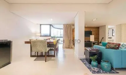 Apartamento com 1 dormitório à venda, 95 m² por R$ 1.280.000,00 - Moema - São Paulo/SP