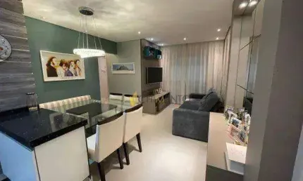 Apartamento com 3 dormitórios à venda, 74 m² por r$ 630.000,00 - rudge ramos - são bernardo do campo/sp