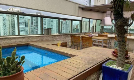 Cobertura com 3 dormitórios à venda, 240 m² por R$ 4.190.000 - Campo Belo - São Paulo/SP