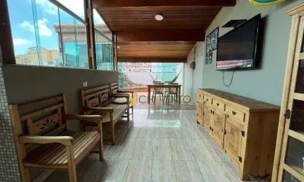 Cobertura com 2 dormitórios à venda, 110 m² por R$ 485.000 - Vila Camilópolis - Santo André/SP