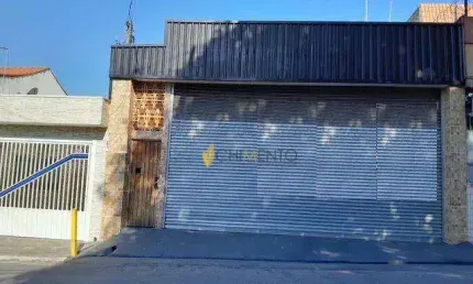 Galpão para alugar, 216 m² por r$ 8.250/mês - paulicéia - são bernardo do campo/sp