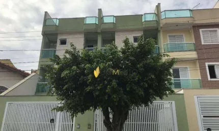Cobertura com 2 dormitórios à venda, 106 m² por R$ 390.000,00 - Vila Tibiriçá - Santo André/SP