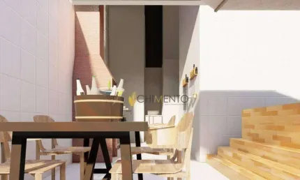 Cobertura com 2 dormitórios à venda, 96 m² por R$ 522.000,00 - Campestre - Santo André/SP