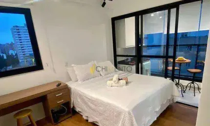 Apartamento com 1 dormitório à venda, 25 m² por r$ 470.000 - perdizes - são paulo/sp