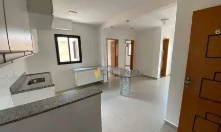 Apartamento com 2 dormitórios à venda, 44 m² por r$ 352.000,00 - jardim ocara - santo andré/sp