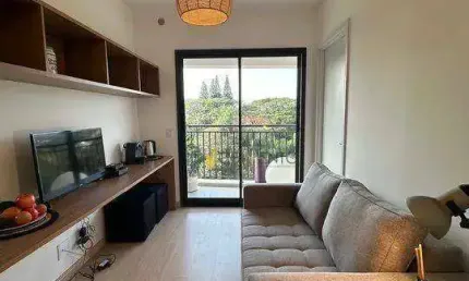 Apartamento com 1 dormitório à venda, 33 m² por r$ 445.000 - santo amaro - são paulo/sp