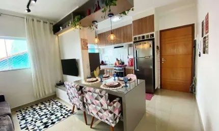 Apartamento com 2 dormitórios à venda, 47 m² por R$ 330.000 - Parque Novo Oratório - Santo André/SP