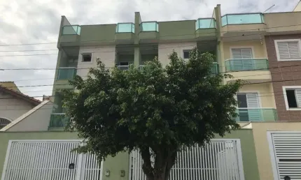 Cobertura com 2 dormitórios à venda, 106 m² por R$ 390.000,00 - Vila Tibiriçá - Santo André/SP