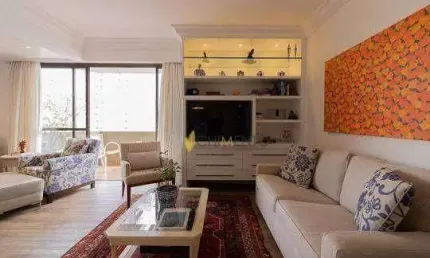 Apartamento com 3 dormitórios, 170 m² - venda por R$ 2.180.000,00 ou aluguel por R$ 17.700,00/mês - Moema - São Paulo/SP