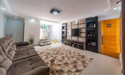 Casa com 4 dormitórios, 190 m² - venda por R$ 1.300.000,00 ou aluguel por R$ 11.000,00/mês - Vila Alpina - Santo André/SP