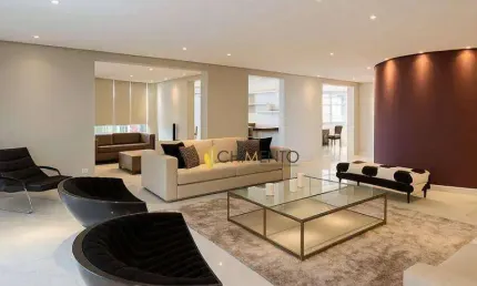 Apartamento com 4 dormitórios à venda, 346 m² por r$ 3.100.000,00 - jardim - santo andré/sp