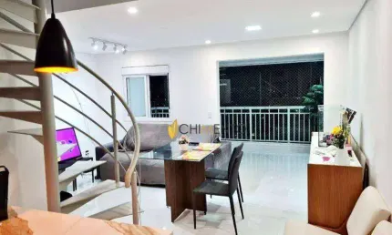 Cobertura com 3 dormitórios, 140 m² - venda por r$ 900.000,00 ou aluguel por r$ 6.170,00/mês - parque rebouças - são paulo/sp