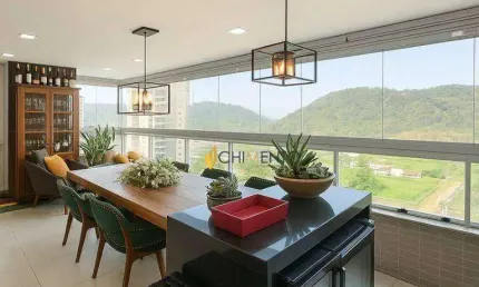 Apartamento com 3 dormitórios, 147 m² - venda por r$ 1.820.000,00 ou aluguel por r$ 13.629,00/mês - canto do forte - praia grande/sp