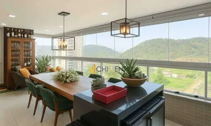 Apartamento com 3 dormitórios, 147 m² - venda por R$ 1.820.000,00 ou aluguel por R$ 13.629,00/mês - Canto do Forte - Praia Grande/SP