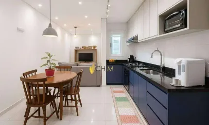 Cobertura com 2 dormitórios à venda, 130 m² por r$ 840.000,00 - campestre - santo andré/sp