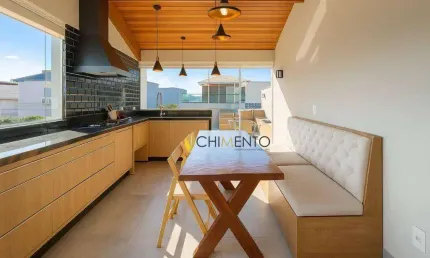 Cobertura com 3 dormitórios à venda, 150 m² por r$ 780.000,00 - vila valparaíso - santo andré/sp
