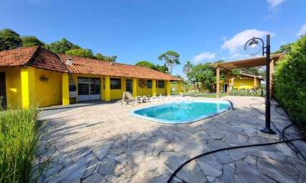 Chácara com 4 dormitórios à venda, 8760 m² por R$ 2.200.000 - Parque Agrinco - Guararema/SP