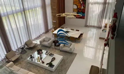 casa alto luxo a venda no condominio Encontro das Aguas