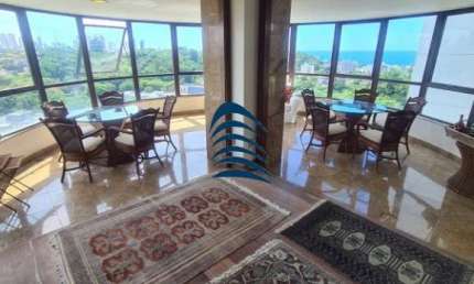 Federação - Alto do São Lazaro   Excelente apartamento 4 suítes com 460 m², nascente, vista mar,