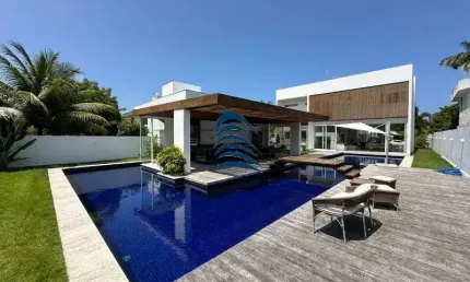 Casa em condomínio fechado com 5 quartos à venda na Rodovia Ba-099 - Estrada Do Côco Km 20, Interlagos, Camaçari