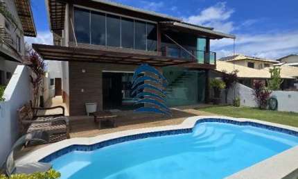 Casa moderna 7/4 sendo 5 suítes no melhor condomínio da praia do flamengo, com piscina, espaço gourmet, energia solar, nascente, 457 m² Área útil, 356 m² Área construída, 5 vagas, energia solar