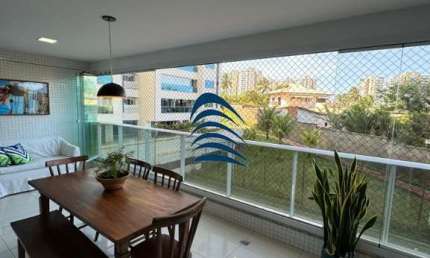 Apartamento no Hemisphere 360° Pituaçu -  4  quartos sendo 2 suíte com 140m2, varandão gourmet, dependência completa, andar baixo, cortina de vidro, móveis planejados em todos os ambientes, ventilado