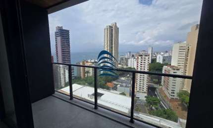 Corredor da Vitória (Alive), studio com 27 m², 01 banheiro, andar altíssimo, vista mar espetacular, garagem rotativa