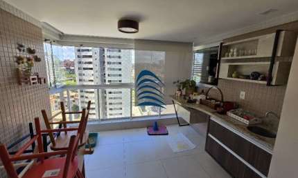 Excelente apartamento em Armação no condomínio Residencial Valente, 83 m², 2/4 sendo um suítes, três banheiros totais, 4 por andar, 2 vagas.