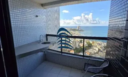 Apartamento 2/4 no Modern &amp; Living Garibaldi, Rio Vermelho, com 2 quartos sendo uma suíte, 02 banheiros, 62m2, andar alto e duas vagas na garagem G1 s